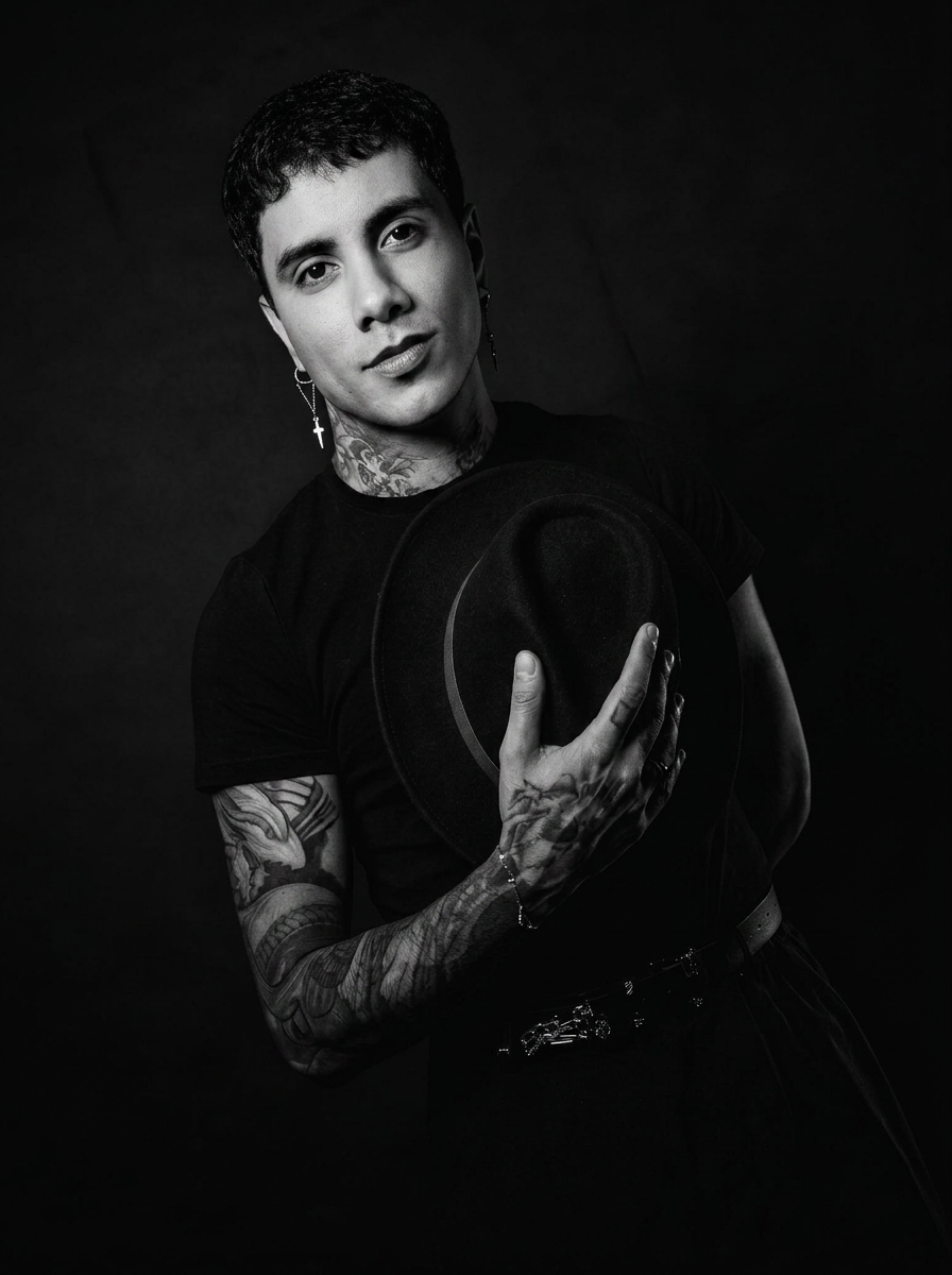 Portrait of Rondon Neto, tattoo artist